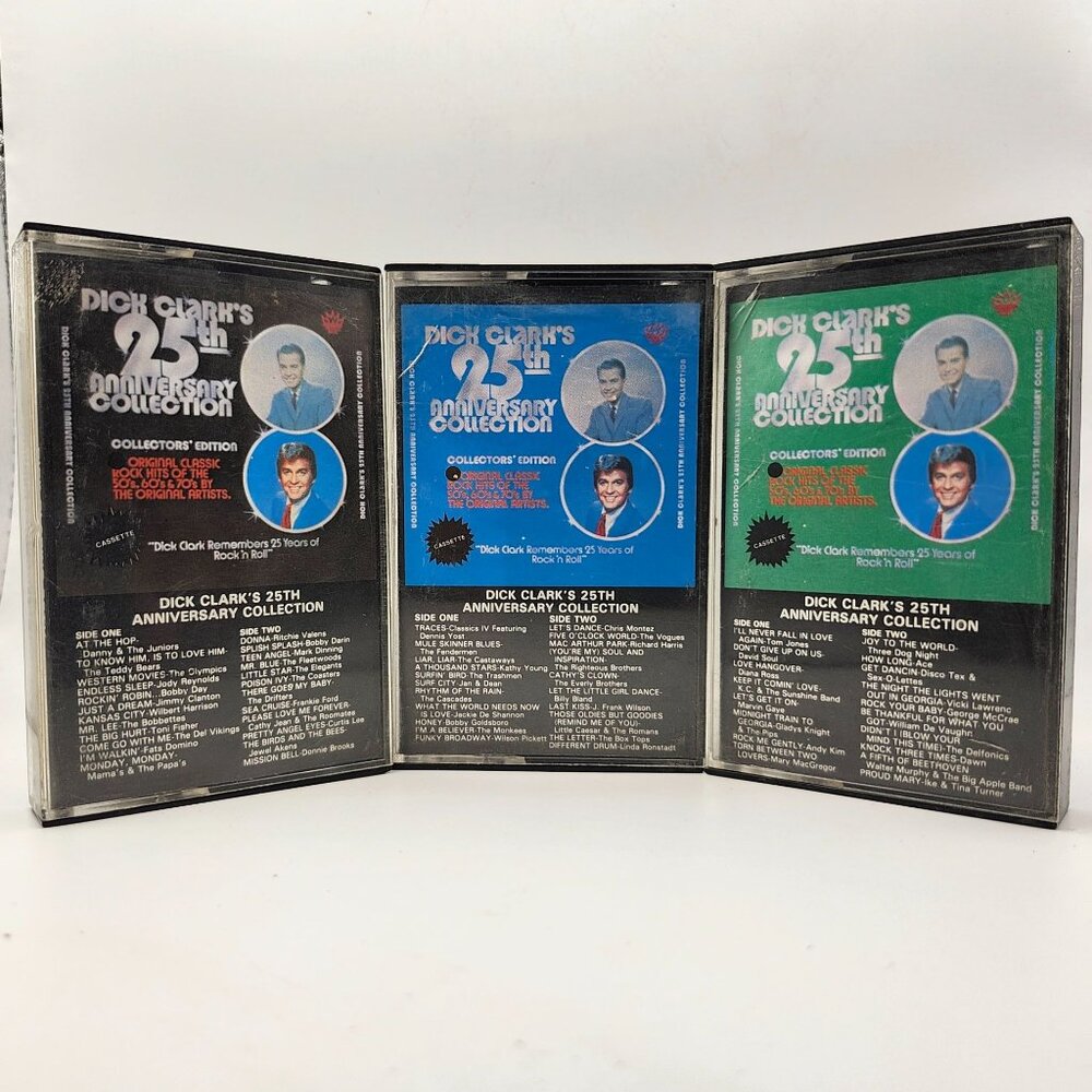 Dick Clarks 25th Anniversary Collection 3 Cassette Set Collectors Edition 1979 I